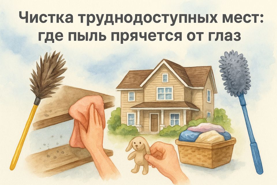 Невидимые места, где прячется пыль: как избавиться от нее раз и навсегда
