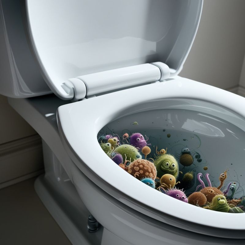 Невидимые соседи: кто прячется под ободком вашего унитаза?