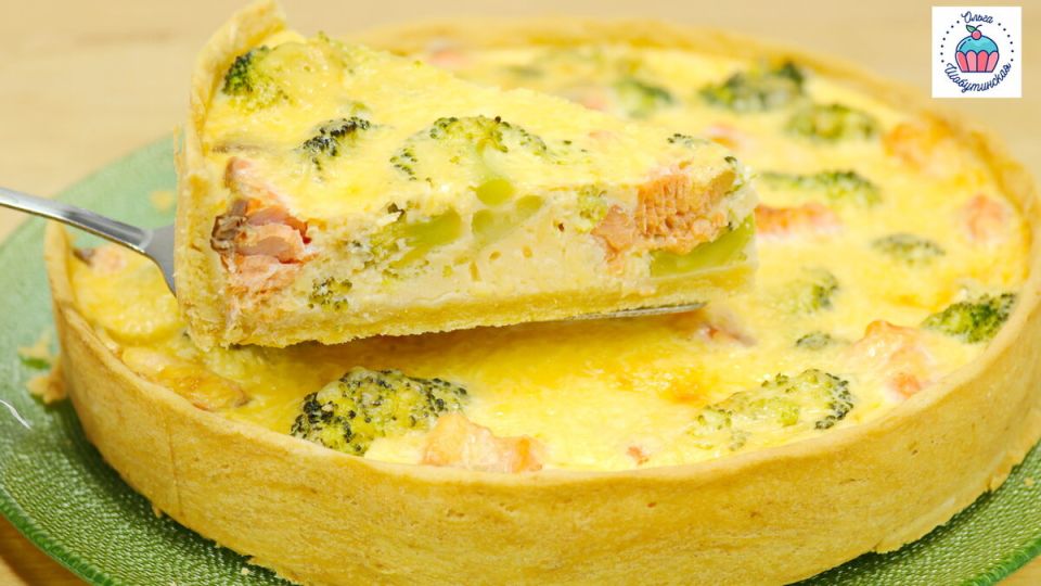 Невероятный киш с брокколи и красной рыбой: идеальный рецепт для вашей кухни