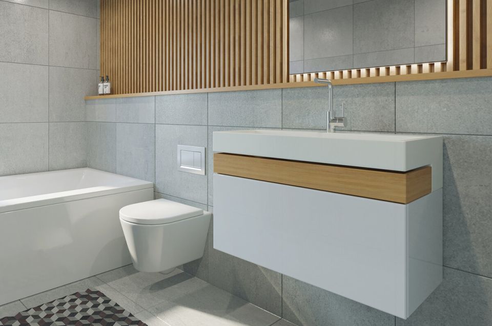 Как оформить ванную, чтобы уборка не была тяжким бременем