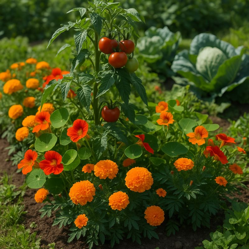 Цветы как союзники: какие растения повысят урожай ваших овощей