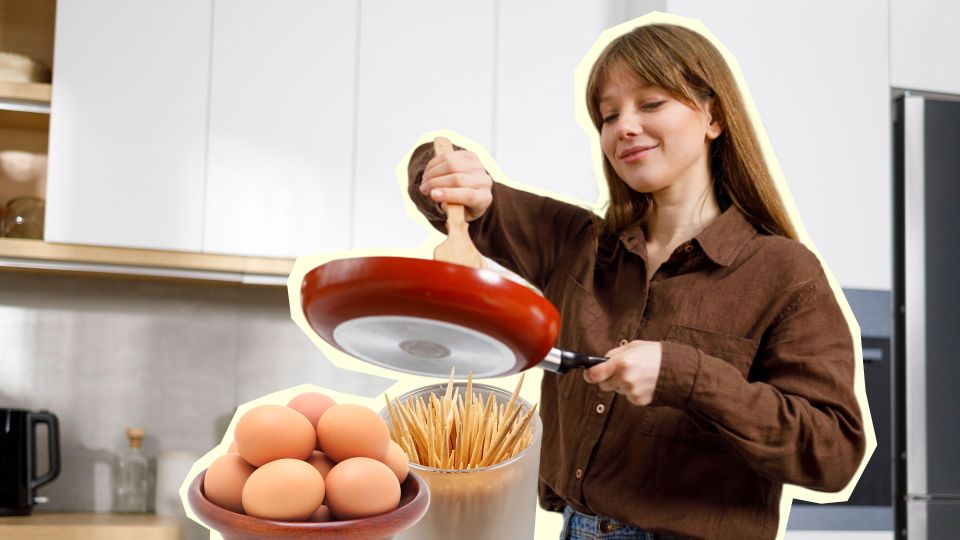 Яичница-глазунья теперь получится идеальной: возьмите обычную зубочистку