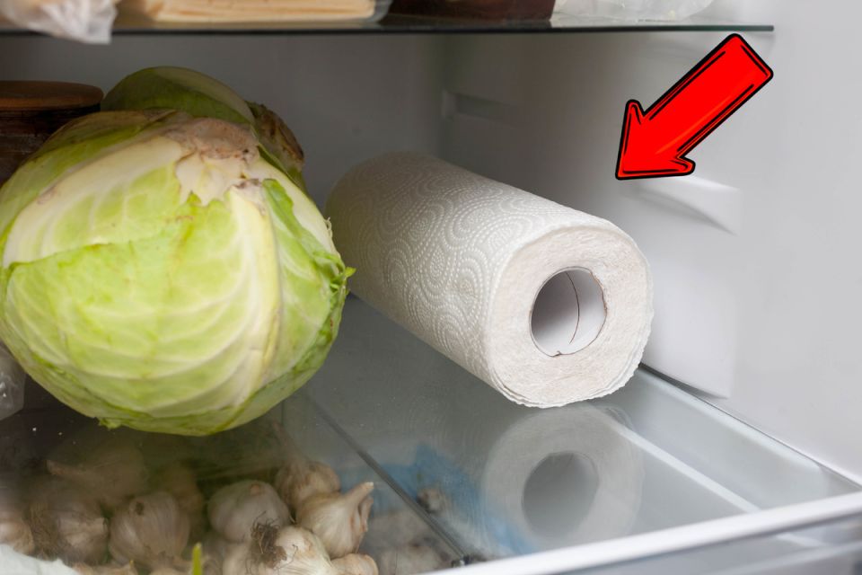 Необычный лайфхак для хранения продуктов: бумажное полотенце в вашем холодильнике