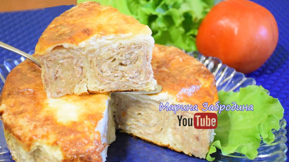Пирог из лаваша с фаршем: просто и вкусно