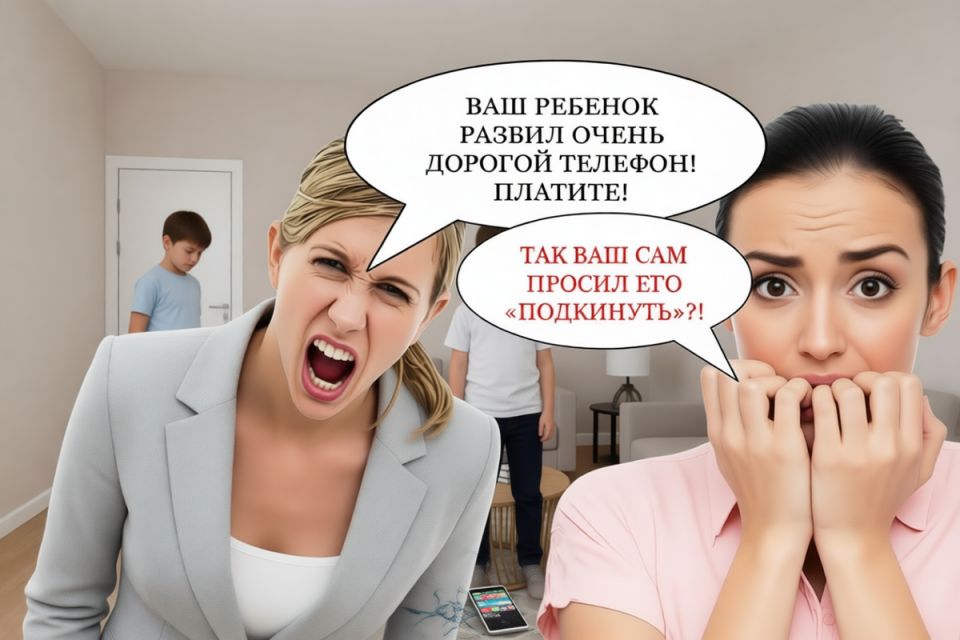 Маленькие шалости и большие проблемы: что делать, если ребенок разбил чужой телефон?