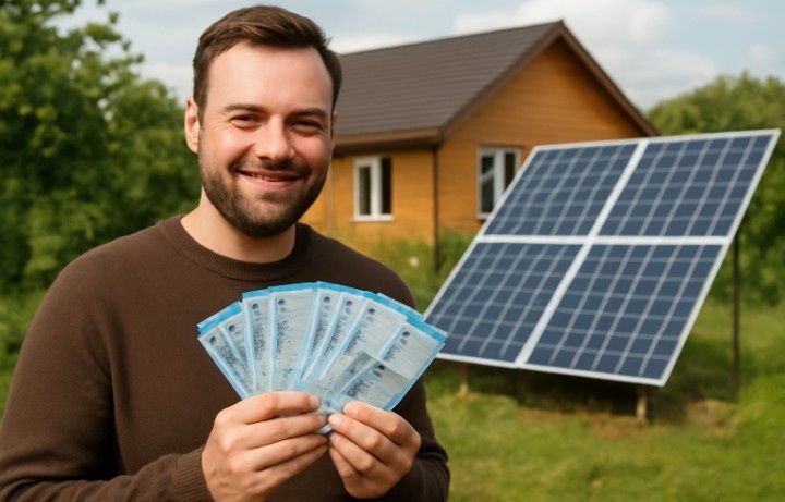 Как с помощью солнечных батарей вернуть половину затрат на электричество
