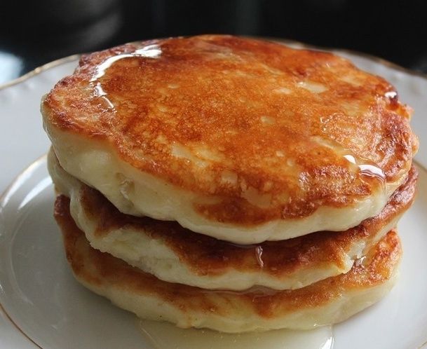 Как приготовить восхитительные творожно-яблочные оладьи без яиц