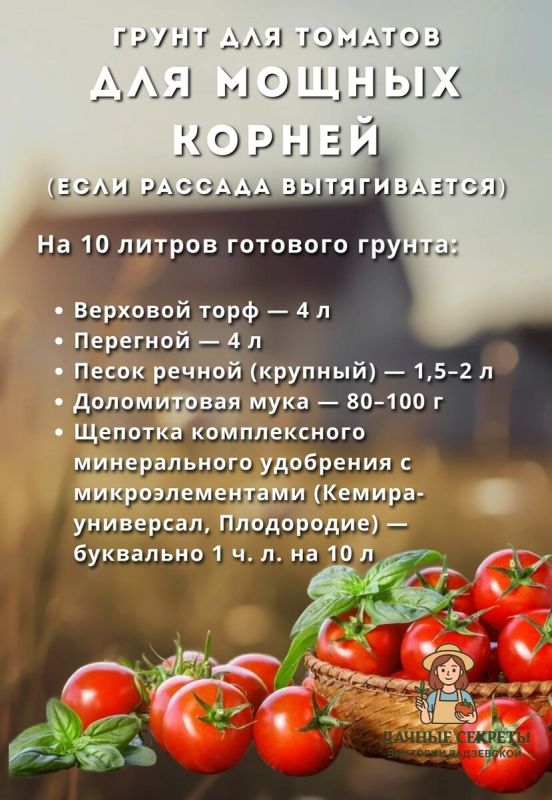 Набор грунта для рассады томатов при вытягивании: спокойное решение для мощных корней