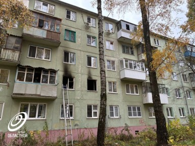 Сегодня на ул. Приборостроительной в Орле произошёл пожар