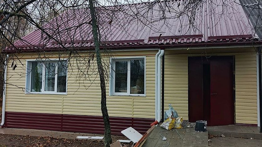 В деревне Фроловка под Мценском завершают капремонт фельдшерского пункта