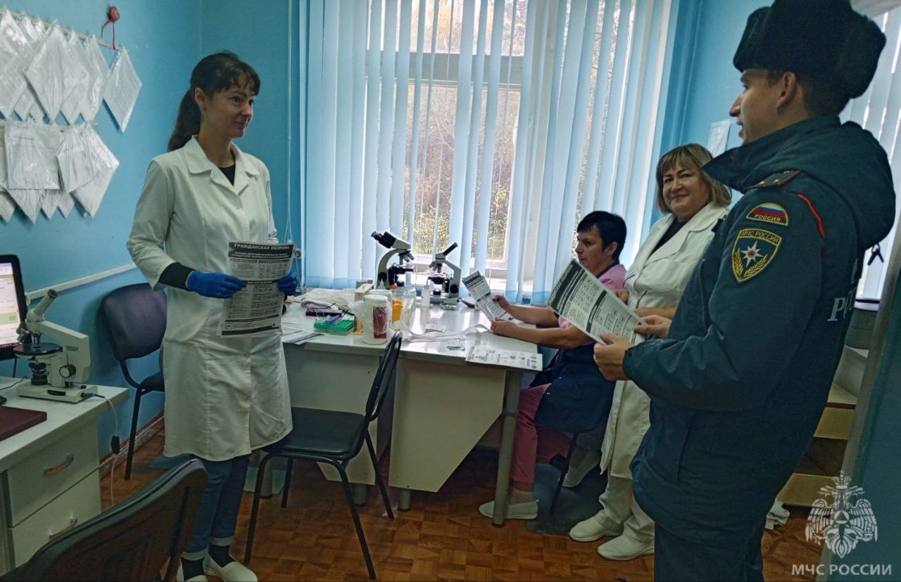 Занятия по пожарной безопасности прошли для медицинских работников Занятия по пожарной безопасности прошли для медицинских работников