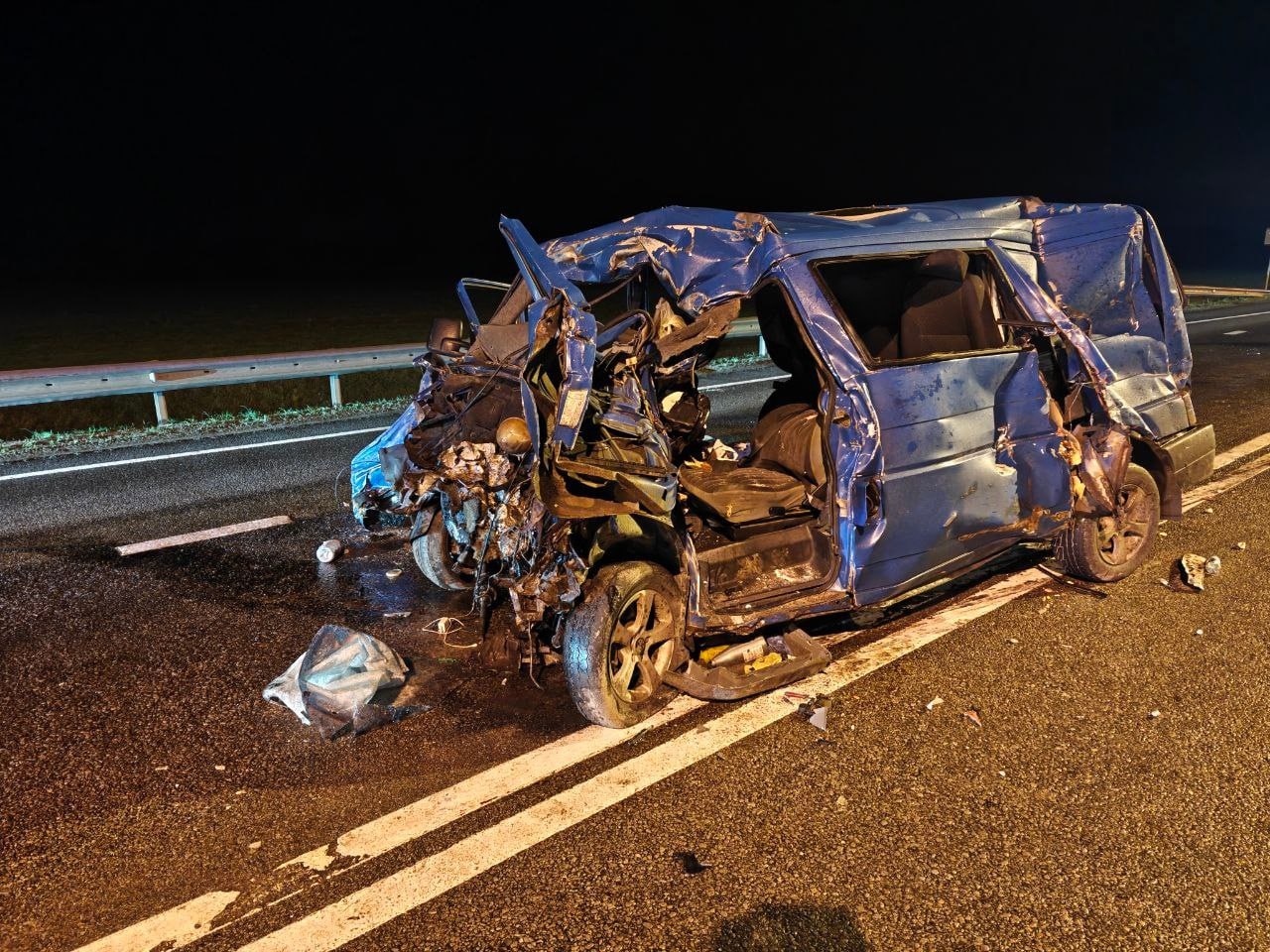 Орловская Госавтоинспекция сообщила подробности вчерашней дорожной трагедии, в которой погибли шесть человек