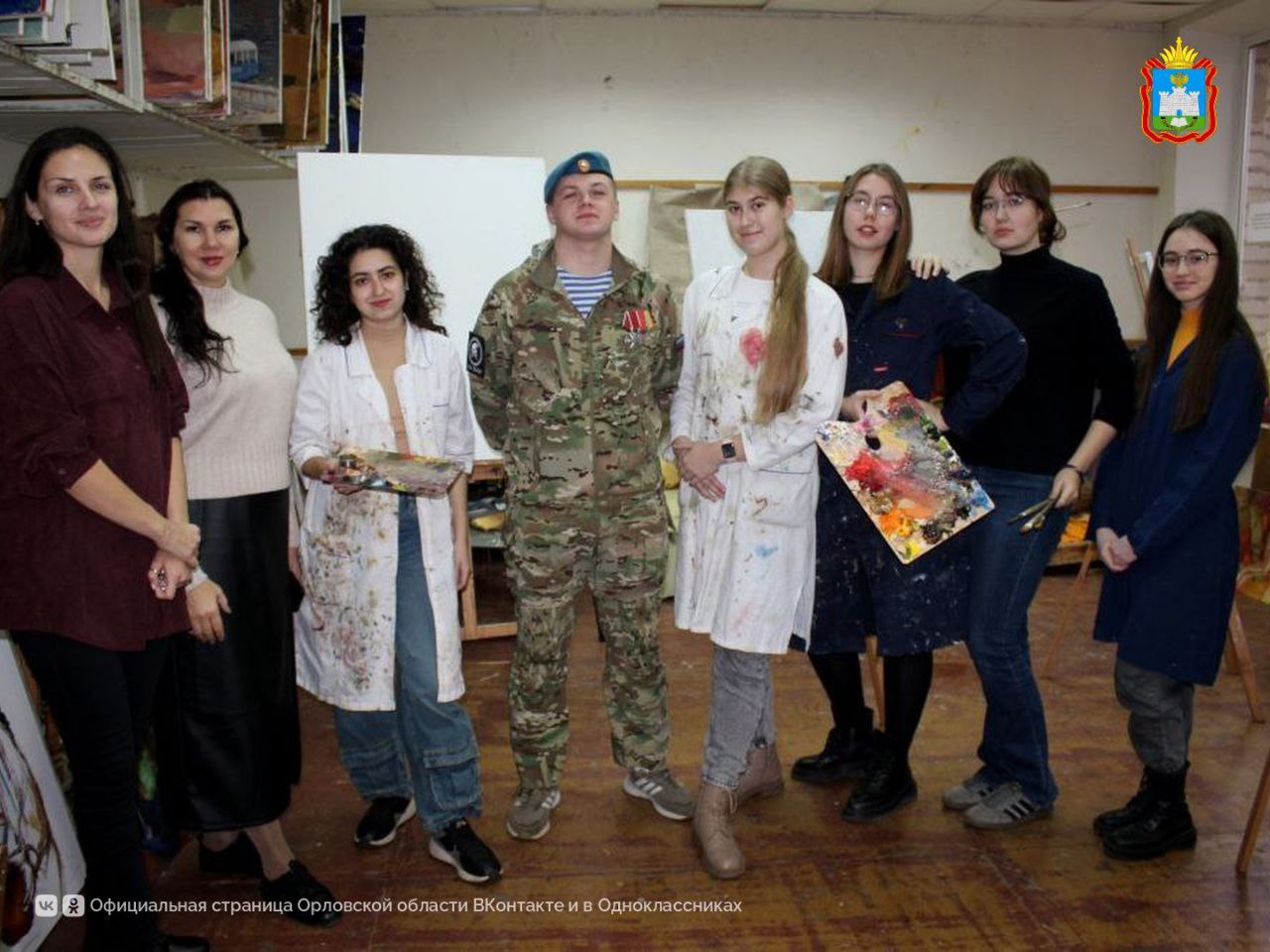 Филиал фонда «Защитники Отечества» в Орловской области возобновляет проект «Портрет Героя»