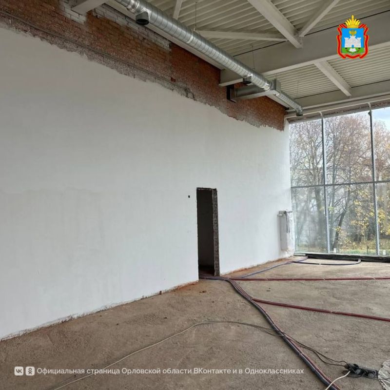 В Орле продолжают строить физкультурно-оздоровительный комплекс на улице Матвеева