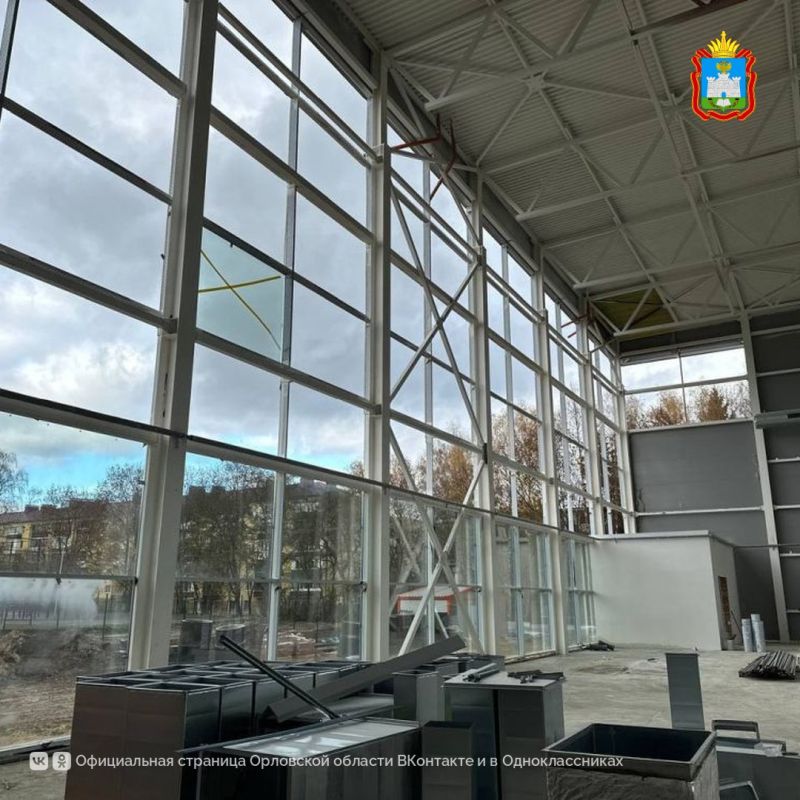 В Орле продолжают строить физкультурно-оздоровительный комплекс на улице Матвеева В Орле продолжают строить физкультурно-оздоровительный комплекс на улице Матвеева