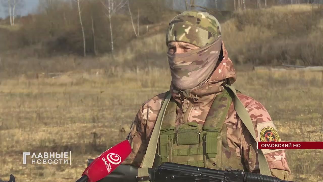 На полигоне "Бригады Катукова" под Орлом прошли соревнования для курсантов-общественников