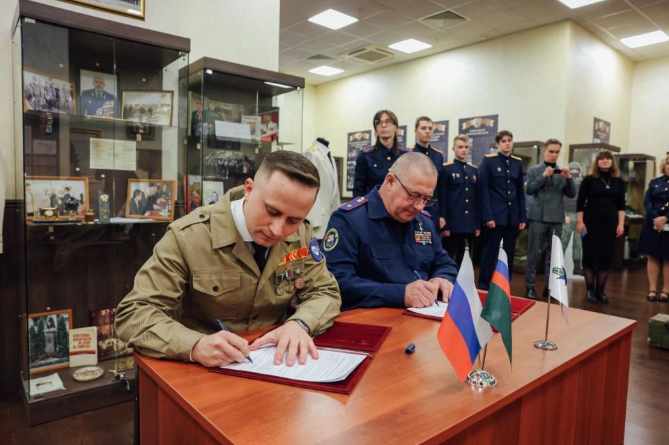 Подписано соглашение о сотрудничестве между СК России и организацией «Российские студенческие отряды»