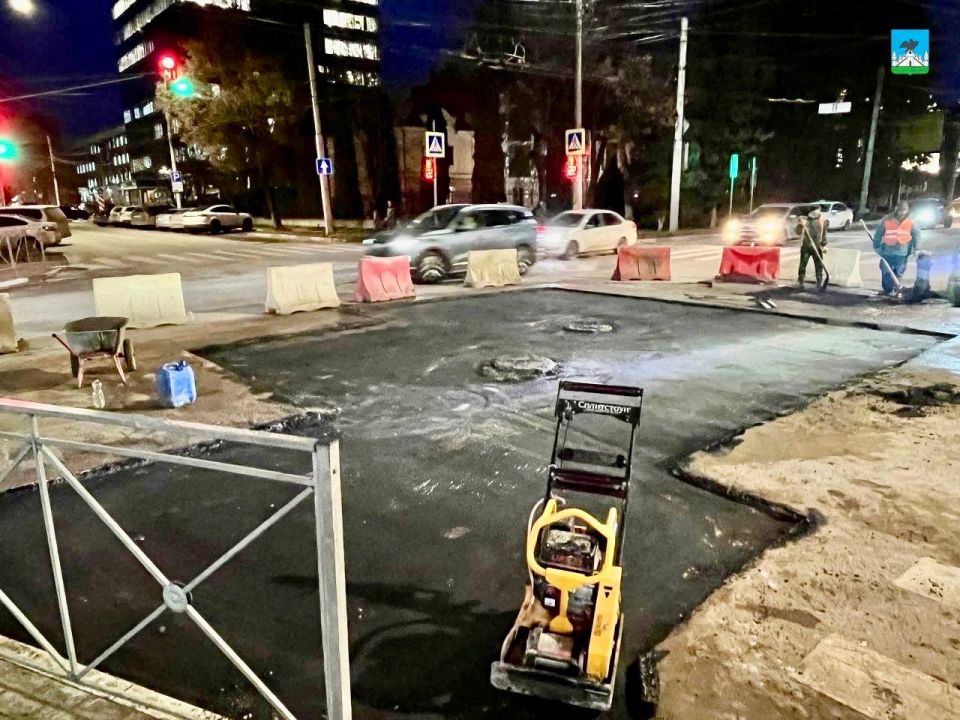 Движение транспорта по ул. Полесской будет открыто сегодня: специалисты завершают благоустройство территории Движение транспорта по ул. Полесской будет открыто сегодня: специалисты завершают благоустройство территории