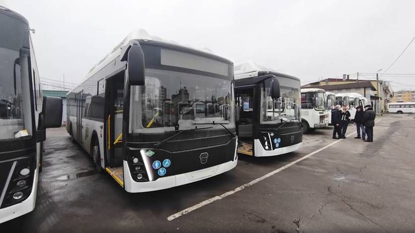 В Орел приехали пять новых низкопольных автобусов "ЛиАЗ"