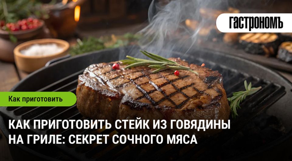 Как мастерски приготовить сочный стейк на гриле: секреты идеального вкуса