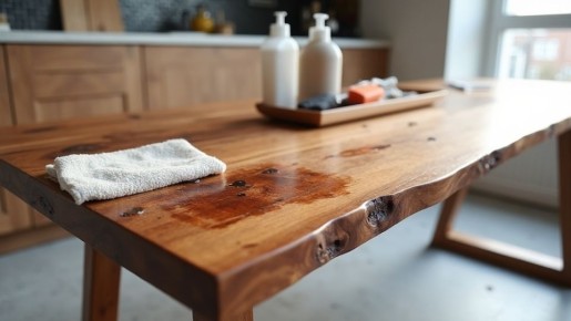Как быстро и эффективно очистить стол от пятен: полезные советы и хитрости