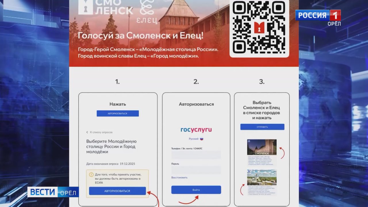 Орловцы помогут Смоленску стать молодежной столицей России
