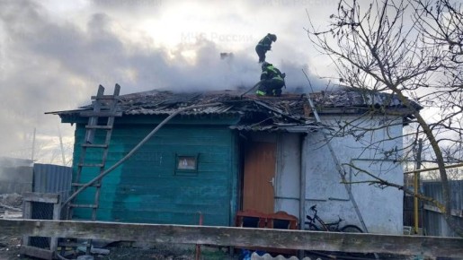 В пожаре под Орлом погибла пожилая женщина