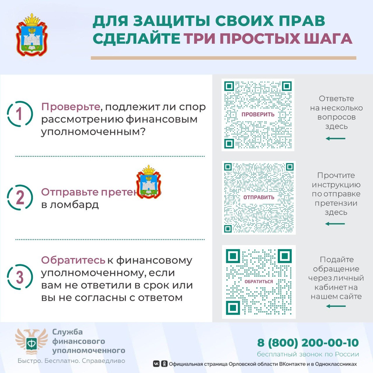 Финансовый уполномоченный поможет бесплатно решить спор с ломбардом без суда! Финансовый уполномоченный поможет бесплатно решить спор с ломбардом без суда!