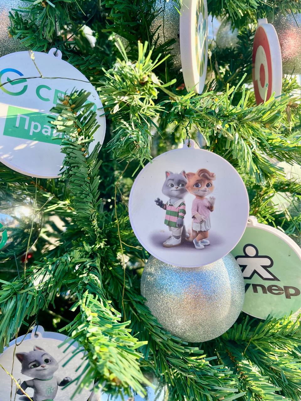 Волшебство от Сбера на главном мосту города Волшебство от Сбера на главном мосту города