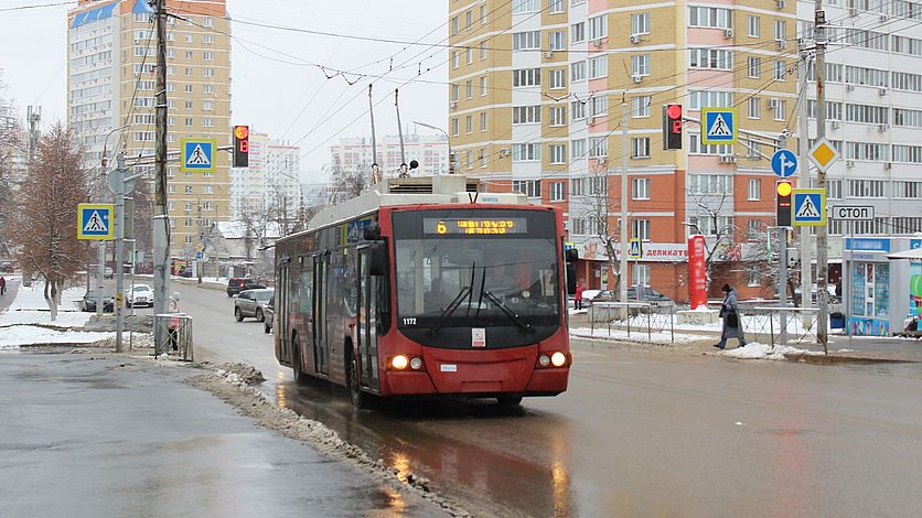 В Орле троллейбусы № 6 временно заменили автобусами