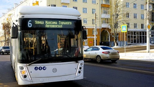 В Орле автономный троллейбус сменил маршрут