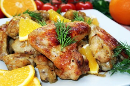 Необычные куриные крылышки с апельсиновой цедрой: попробуйте новый вкус