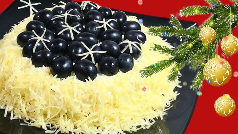 Лучшие праздничные салаты для Рождества и Старого Нового года