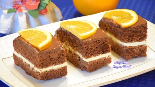 Шоколадно-апельсиновая симфония: нежные пирожные к чаю