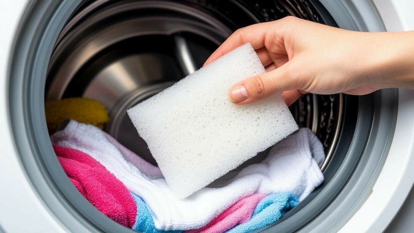 Как губка для посуды может спасти ваше белье от катышков и ворсинок