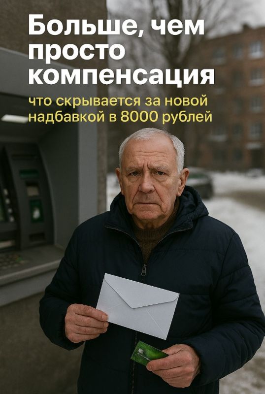 Новая надбавка в 8000 рублей: больше, чем просто деньги
