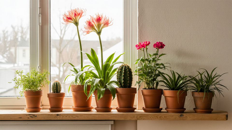 Комнатные растения зимой: чтобы ваш подоконник зацвел
