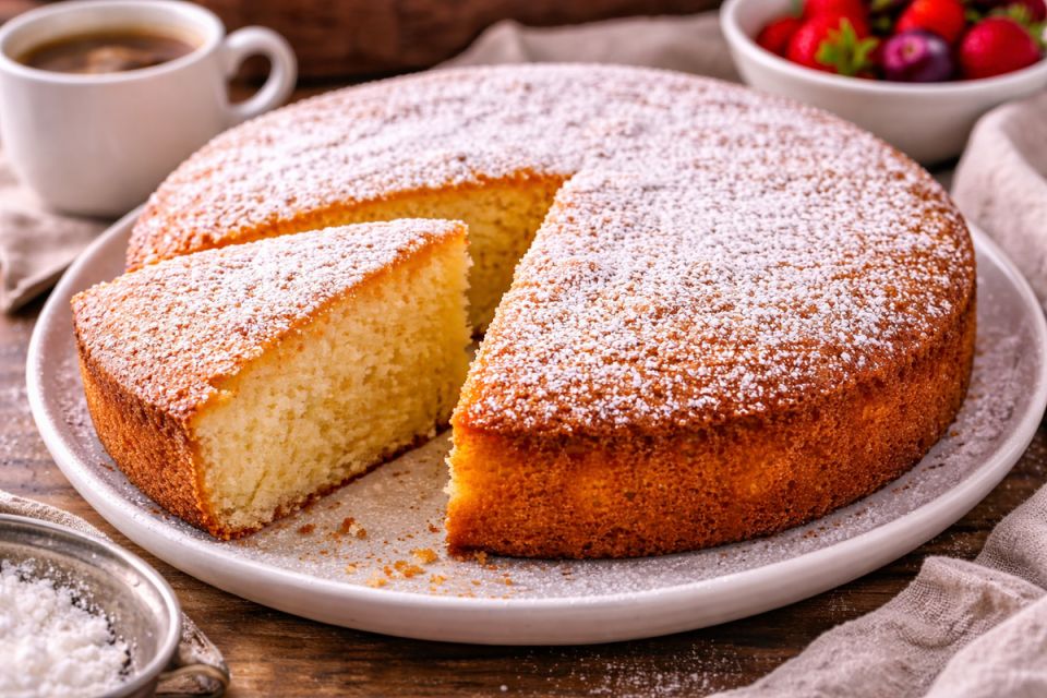 Не знаю в чем секрет, но бюджетный манник — это дико вкусно: самый простой пирог, который всегда получается