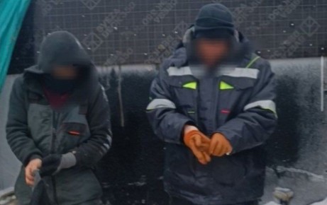 Под Орлом иностранцев поймали на незаконной уборке снега