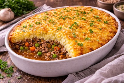 Те же картошка и фарш, но «Пастуший пирог» покорит с первой вилки — вкусное блюдо «два в одном»