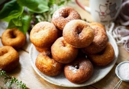 Лимонные пончики