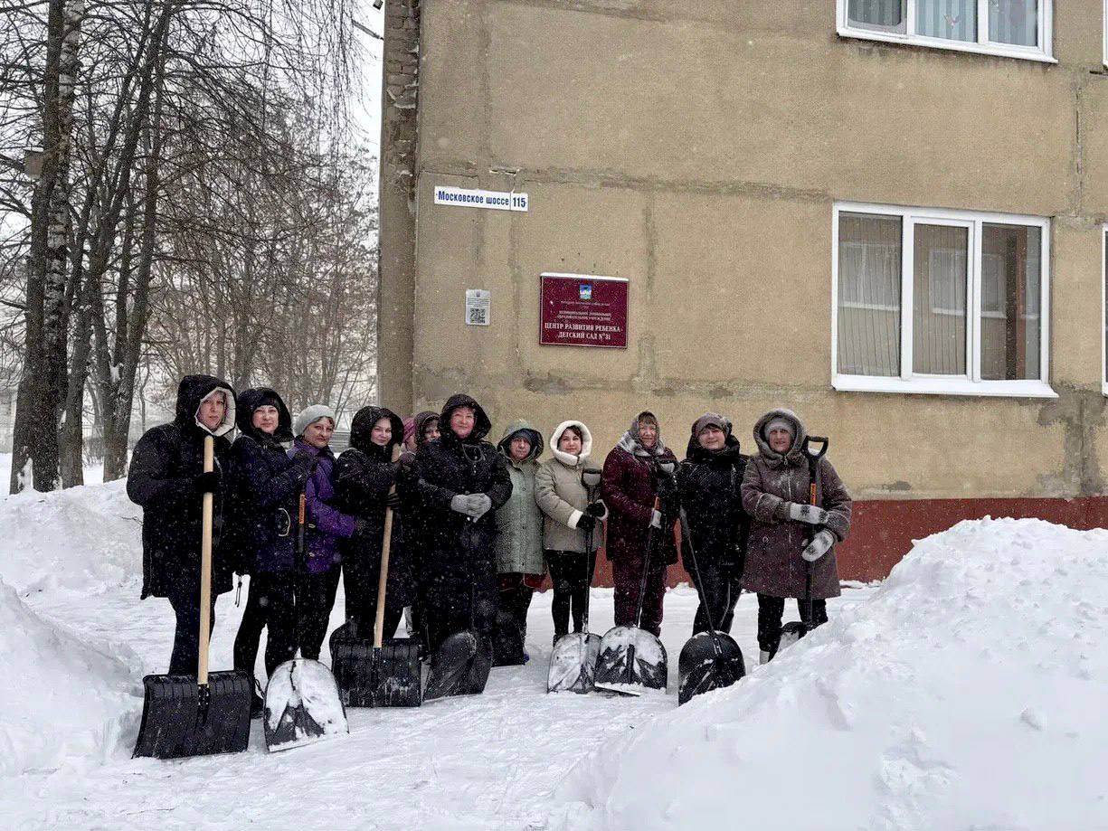 Снег образованию не помеха!