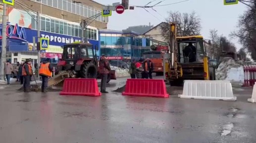 В Орле начались работы на канализационном коллекторе