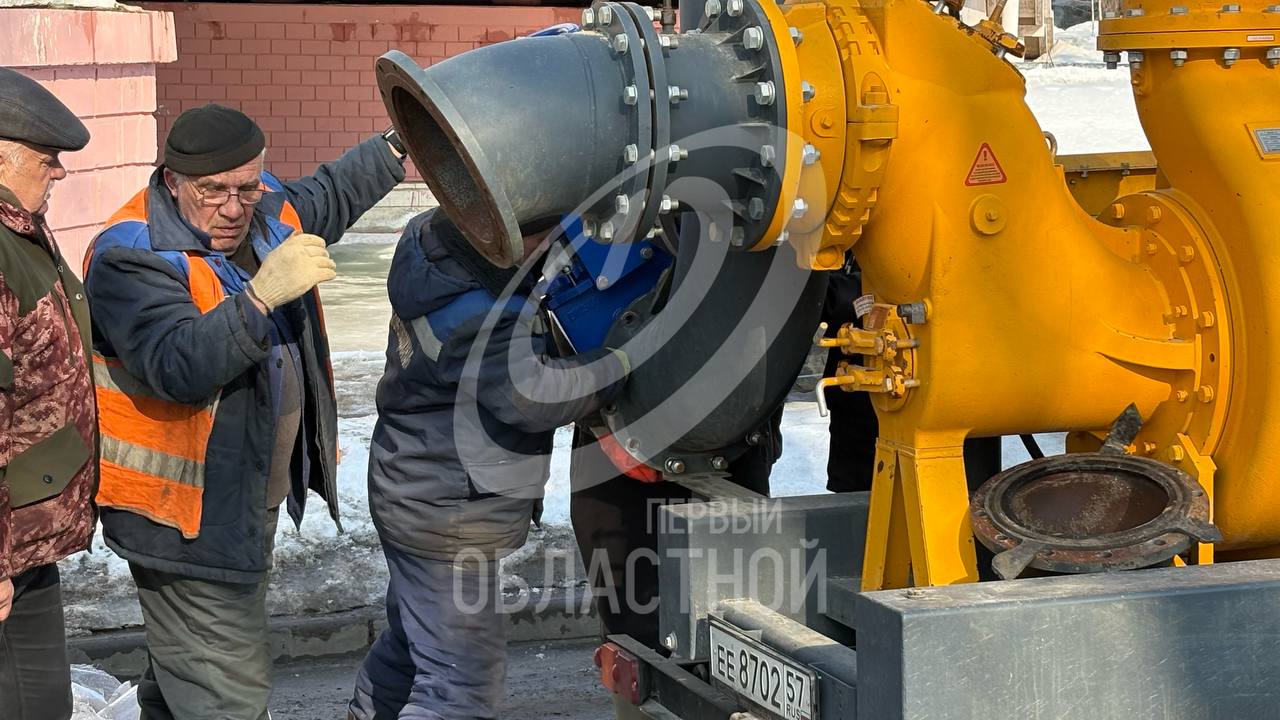 В Орле начался капитальный ремонт канализационного коллектора на правом берегу Орлика