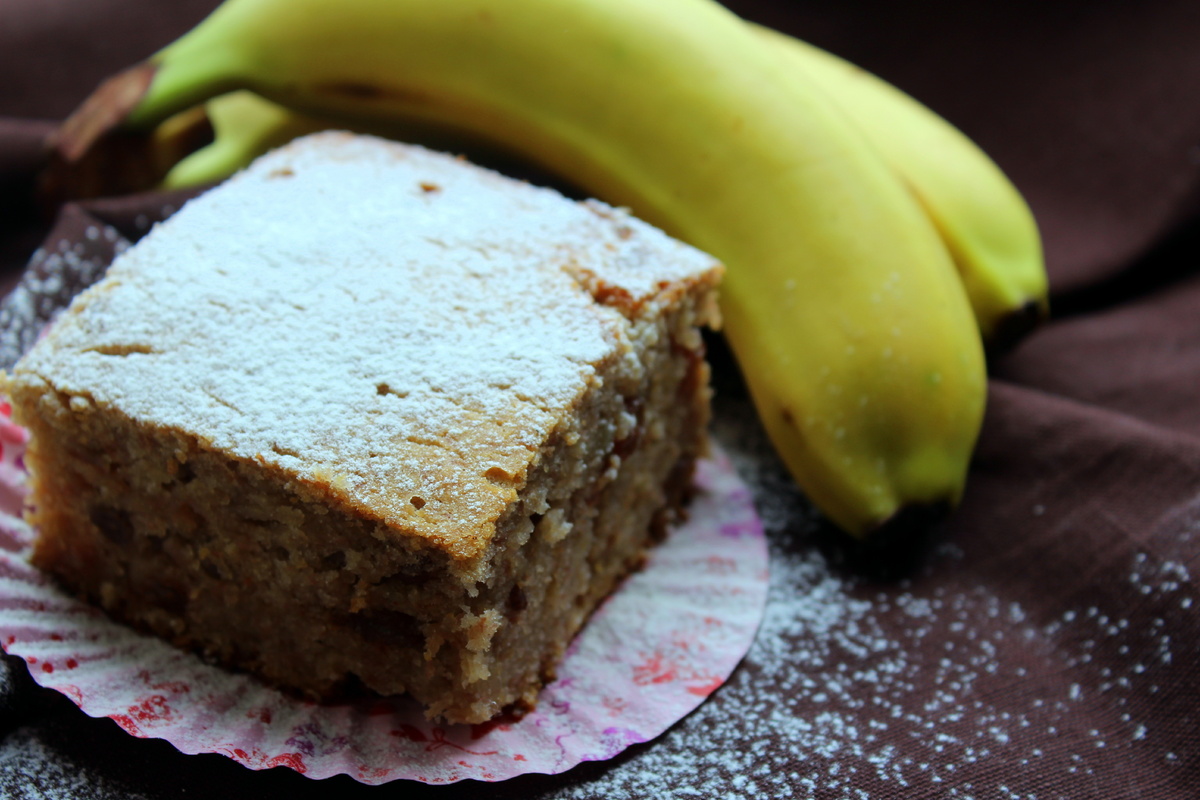 Нежный орехово-банановый кекс: простота в каждом кусочке