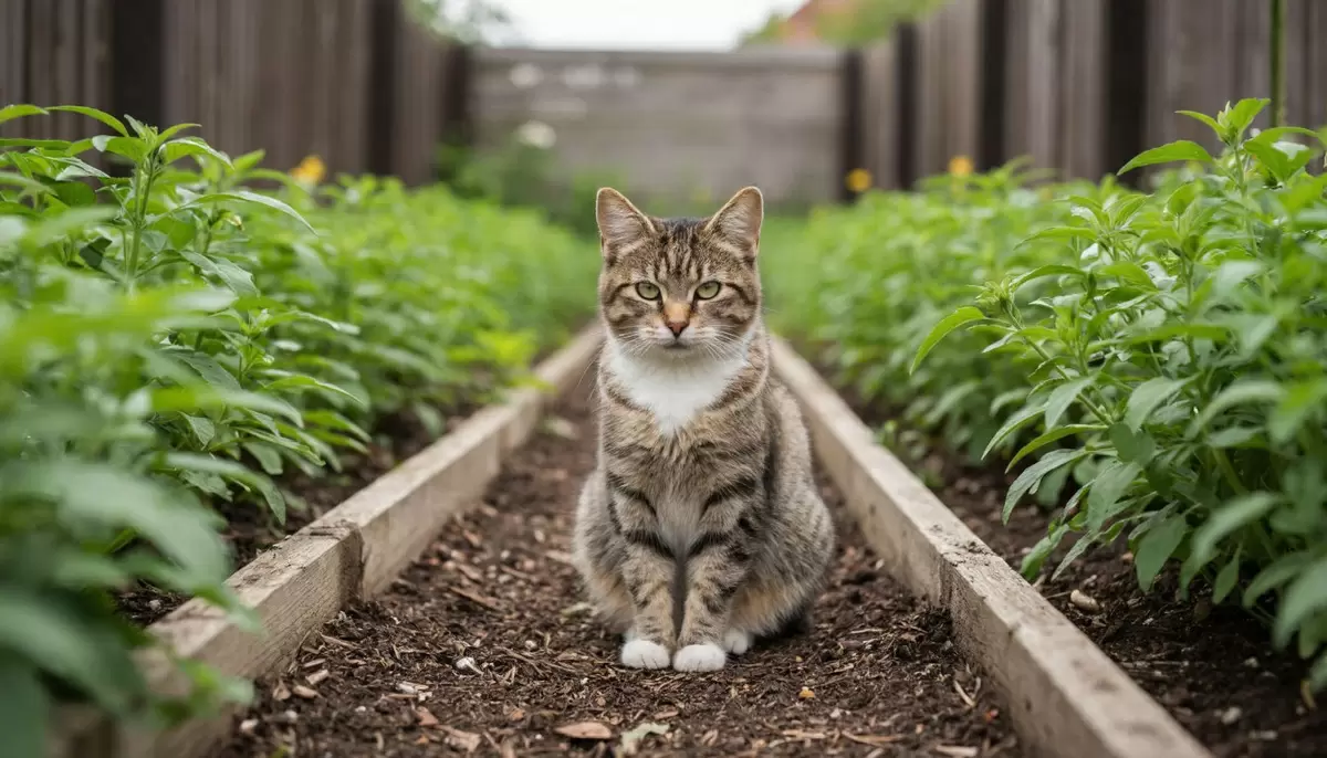 Как простой трюк с перцем помог избавиться от соседских кошек на огороде