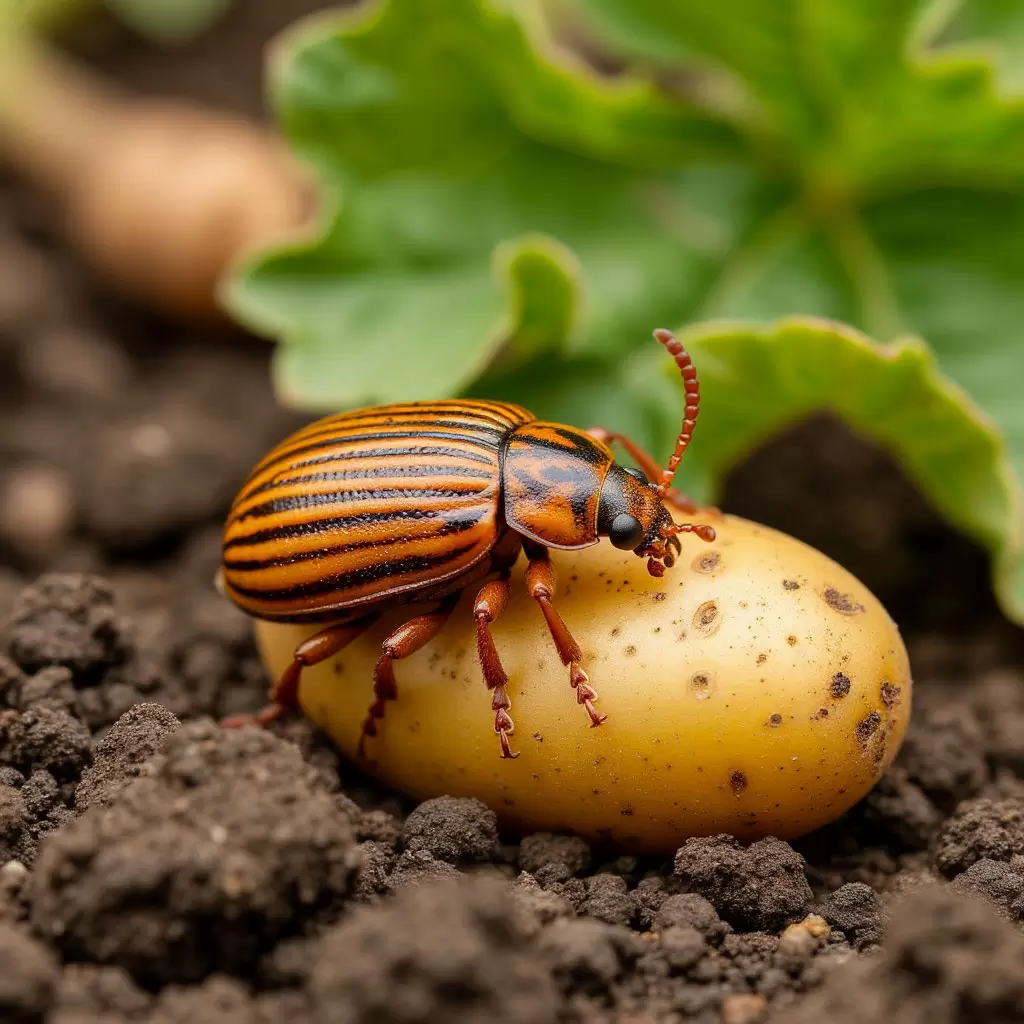 Изысканные методы защиты картошки от колорадского жука