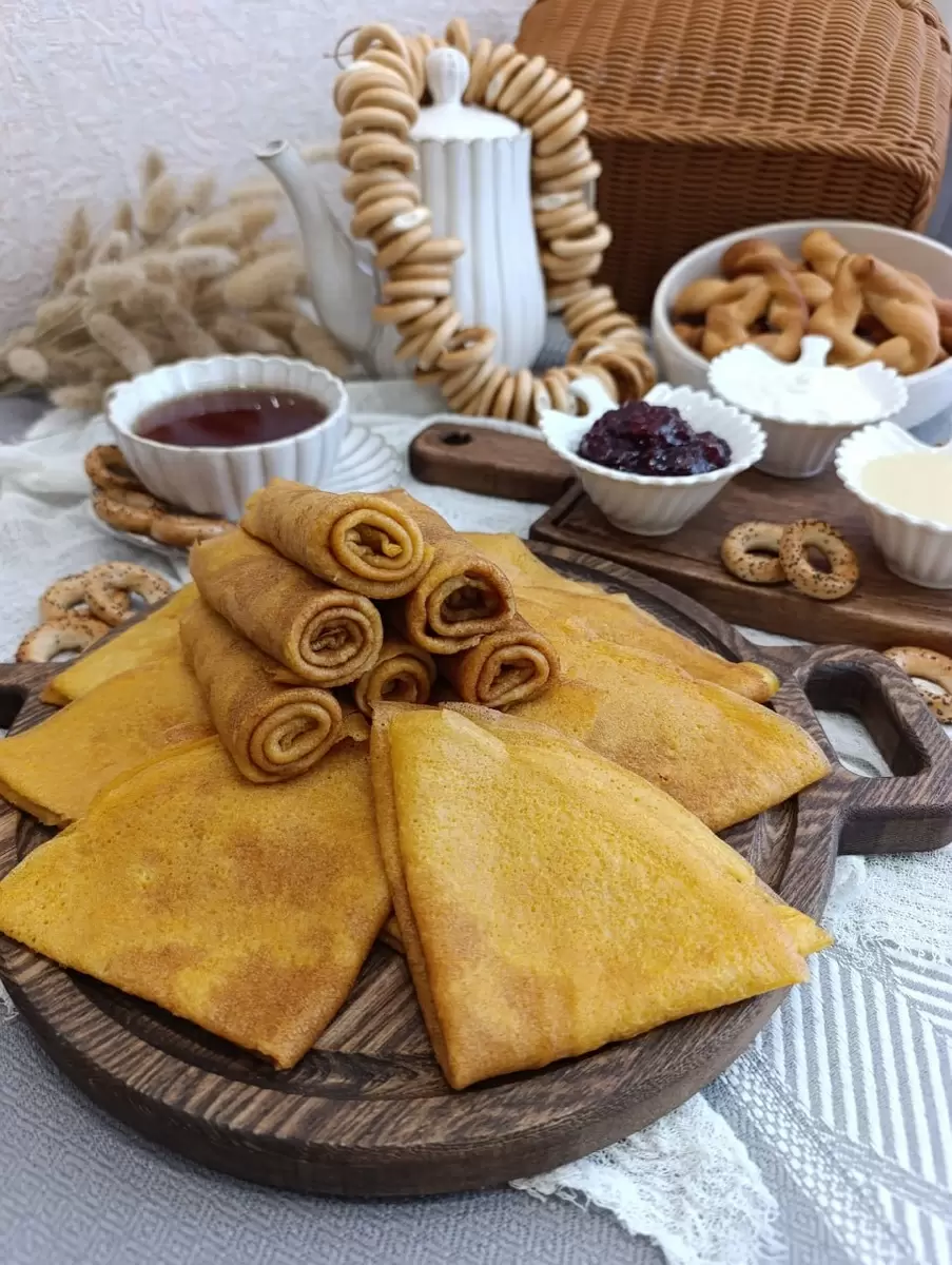 Весна на пороге: Масленичная неделя с тыквенными блинами