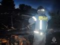 Этой ночью в Орловской области горели хозпостройки в 2 районах