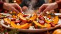 Теплый салат с тыквой и колбасой: быстро и вкусно за 25 минут